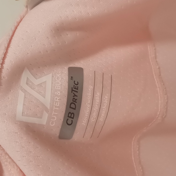 NWT Pink Soft Knit V Neck with Dry Tec Top in Plus Sz 2Xl - Picture 7 of 11
